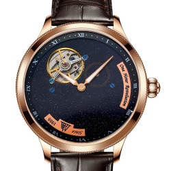 shanghai上海牌手表男卡罗素轨道式陀飞轮手动机械表透底防水商务男表