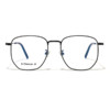 佐川 vintage系列 CD015 黑色眼镜框+平光防蓝光镜片 灰变