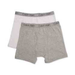 Calvin Klein 卡尔文·克莱 男童纯棉四角内裤2件装, 小童&大童