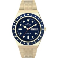 TIMEX 天美时 Men's Q Diver Inspired Gold-Tone Stainless Steel Bracelet Watch 38mm