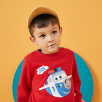 MooMoo 莫莫 [1件5折价:67.5,可叠券]moomoo童装男女童卫衣新款卡通洋气小儿童宝宝套头衫