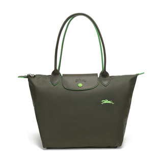 LONGCHAMP 珑骧 Le Pliage Club系列 女士单肩包小号 L2605619549 冷杉绿色