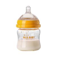 nld baby 玻璃奶瓶 120ml 黄色 0-3月