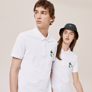 限尺码：LACOSTE 拉科斯特 艺术家联名系列 情侣款短袖POLO衫 PH0409001