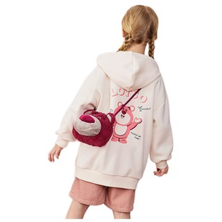 Disney 迪士尼 IP联名草莓熊包包可爱装饰包女童斜挎包2022新款儿童小包包
