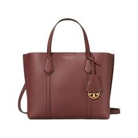 TORY BURCH 汤丽柏琦 PERRY系列 女士小号牛皮手提斜跨包 56249 牛血红