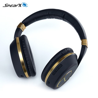 SpearX 声特 D1-BT 耳机头戴式蓝牙无线智能降噪魔音耳机 金色