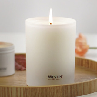 WESTIN 威斯汀 WESTDING 威斯汀 玻璃杯蜡烛 白茶 354g