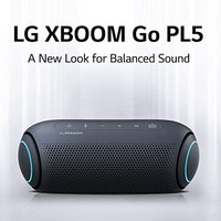 LG 乐金 PL5 XBOOM Go 防水无线蓝牙派对音箱,播放时间长达 18 小时 - 黑色