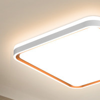 雷士照明 雷士（NVC）led卧室灯餐厅书房灯饰现代北欧风格时尚吸顶灯方形背光设计灯具