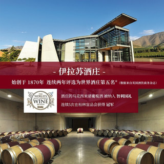 Vina Errazuriz 伊拉苏酒庄 智利18罗汉高分系列 智利原瓶进口红酒干红葡萄酒 恺Kai2017年750ml(