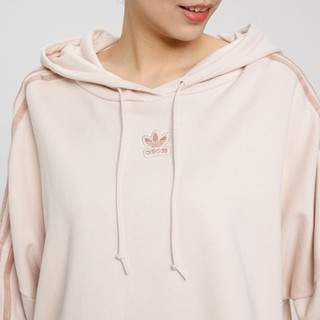 adidas ORIGINALS Cropped Hood 女子运动卫衣/套头衫 GM6690 米色 40