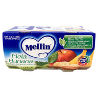 Mellin 美林 果泥 意大利版 3段 苹果香蕉味 100g*2罐