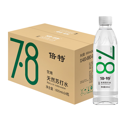 倍特 天然苏打水 600 ml*24瓶 整箱装