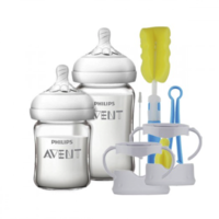 AVENT 新安怡 FCH679-56 高硼硅玻璃奶瓶 8件套 125ml+240ml 0月+