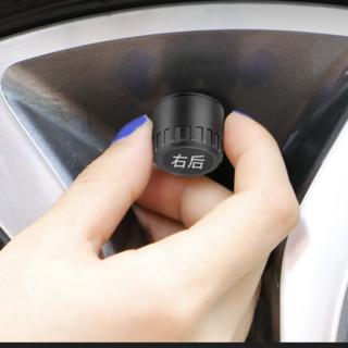YOELBAER 誉霸 胎压监测器内置外置汽车通用轮胎检测监测仪无线太阳能胎压监测 升级款，黑白屏