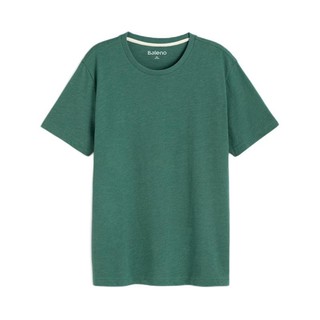 Baleno 班尼路 男士圆领短袖T恤 88802215 绿色花纱 S