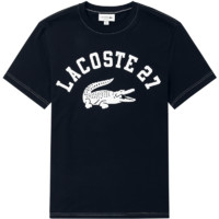 LACOSTE 拉科斯特 男士圆领短袖T恤 TH0061 藏青 XL