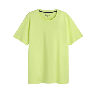 Baleno 班尼路 男士圆领短袖T恤 88802215 亮黄绿 L
