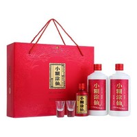 小糊涂仙 浓香型白酒 52度 485ml*2瓶+100ml典藏小酒+酒杯*2个 礼盒装