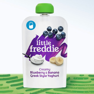 LittleFreddie 小皮 酸奶果泥 英版 3段 蓝莓香蕉味+香蕉味+燕麦西梅味 100g*3袋
