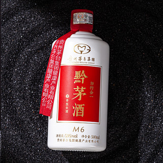 MOUTAI 茅台 黔茅 M6 知行合一 53%vol 酱香型白酒 500ml 单瓶装