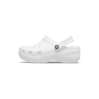 crocs 卡骆驰 女士洞洞鞋 206750 白色 37/38