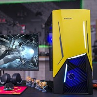 IPASON 攀升 展翼 台式电脑主机 标准版（i5-12400F、16GB、500GB、GTX1650）