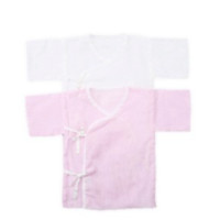 Purcotton 全棉时代 804-000024-01 婴儿纱布和袍 长款 2件装+短款 2件装 粉色+白色 59/44cm
