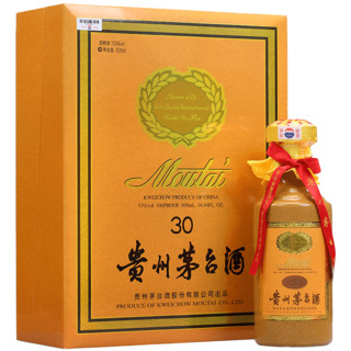 MOUTAI 茅台 飞天茅台 30年 53%vol 酱香型白酒 500ml 单瓶装