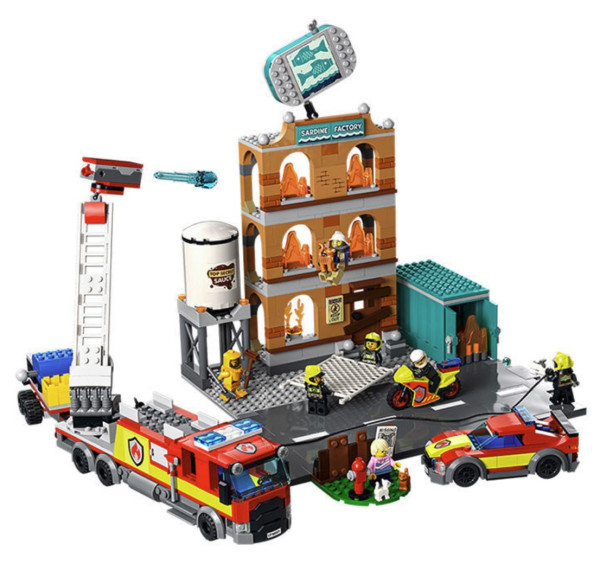 有券的上百亿补贴lego乐高city城市系列60321英勇消防队