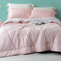  罗莱生活 LUOLAI 家纺 小树芯系列 棉花糖 抗菌四季被