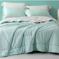  罗莱生活 LUOLAI 家纺 小树芯系列 棉花糖 抗菌四季被 茉莉香梨绿 200*230cm