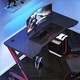 捷宝克 Z款铠甲RGB灯台式电脑桌 120*60*75cm