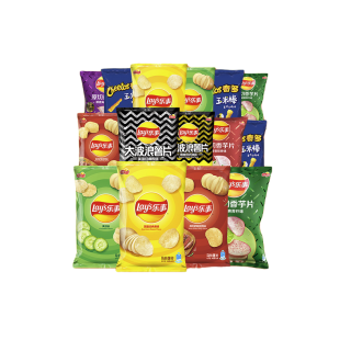 商品lays乐事薯片组合装混合口味710g