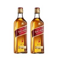 cdf会员购：JOHNNIE WALKER 尊尼获加 红牌调配型苏格兰威士忌 两瓶装 1000ml*2
