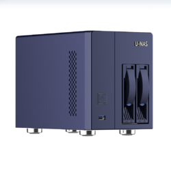 U-NAS 万由电子 HN-200 NAS储存 两盘位（J3160、2GB）