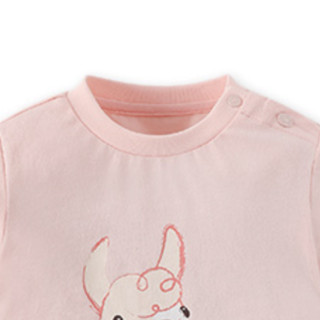 gb 好孩子 WW21230161 儿童短袖T恤 粉红色 73cm