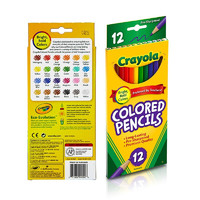 Crayola 绘儿乐 68-4012 彩色绘画铅笔 12色