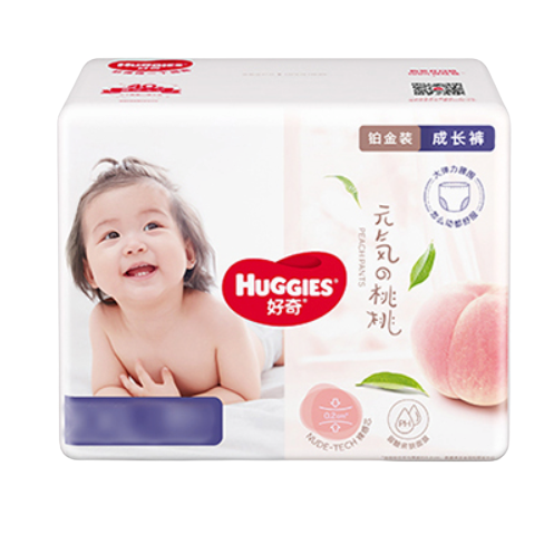 移动端、京东百亿补贴：HUGGIES 好奇 铂金装系列 拉拉裤 XXL74片