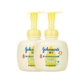 JJohnson & Johnson 强生 柔泡型洗发沐浴露 400ml*3瓶