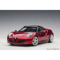 AUTOart 奥图亚 奥拓1：18阿尔法罗密欧ALFAROMEO4CSPIDER敞 金属红色70142