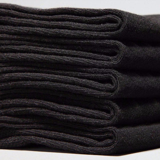 南极人 男士中筒袜套装 5双装 黑色