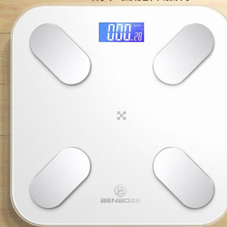 benbo 本博 am-d6 电子称体重秤 白/电池款