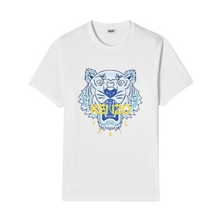 KENZO 凯卓 男士圆领短袖T恤 FA55TS0504YA 白色 XXL