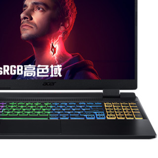 acer 宏碁 暗影骑士·擎 十二代酷睿版 15.6英寸 游戏本 黑色 (酷睿i5-12500H、RTX 3050 4G、16GB、512GB SSD、1080P、IPS、165Hz)