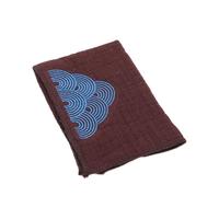 三勤堂 祥云茶巾 2条 30*20cm 枣红