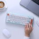 MelGeek MOJO68 霓虹 透明客制化三模机械键盘 68键