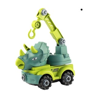 iimo 儿童恐龙车拆装玩具 挖掘机（头部随机）