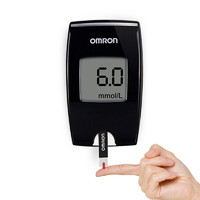 OMRON 欧姆龙 血糖试纸家用检测血糖仪器家用医用高精准测量仪HGM-114 单血糖仪器